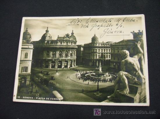Cartoline: PIAZZA DE FERRARI - GENOVA -