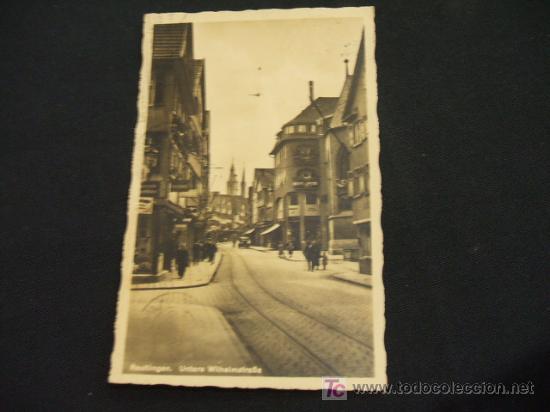 Postkarten: REUTLINGEN - UNTERE WILHELMSTRAE -