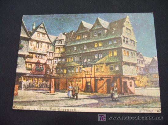 Postkarten: ALT FRANKFURT AM MAIN - AM ROSENECK -