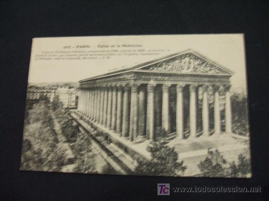 Postais: EGLISE DE LA MADELEINE - PARIS -