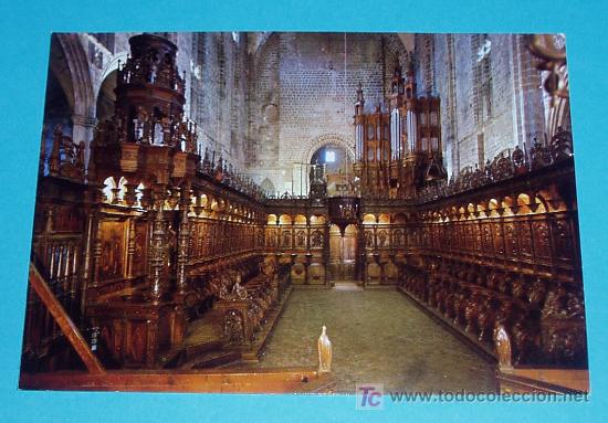 Postales: POSTAL INTERIOR DE LA CATEDRAL DE ST. BERTRAND DE COMMINGES - Foto 1