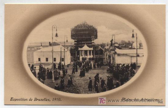 Postcards: Bruxelles.- Exposition de 1910 - Plaine des Attractions.