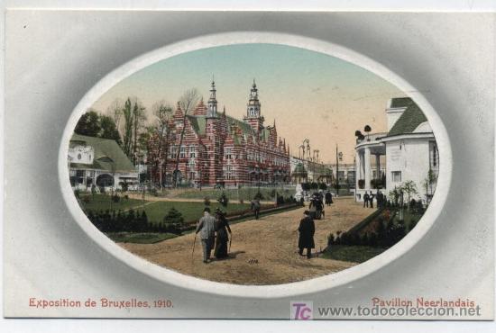 Cartes Postales: Exposition de Bruxelles 1910.- Pavillon Neerlandais.