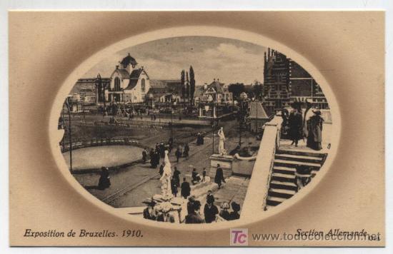Postales: Exposition de Bruxelles 1910.- Section Allemande.