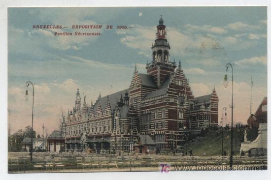 Postales: Bruxelles.- Exposition de 1910 - Pavillon Neerlandais.