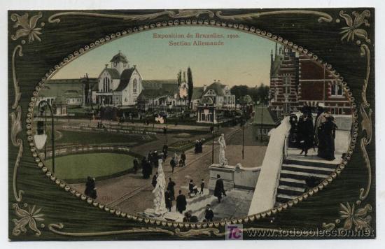 Postales: Exposition de Bruxelles 1910.- Section Allemande.