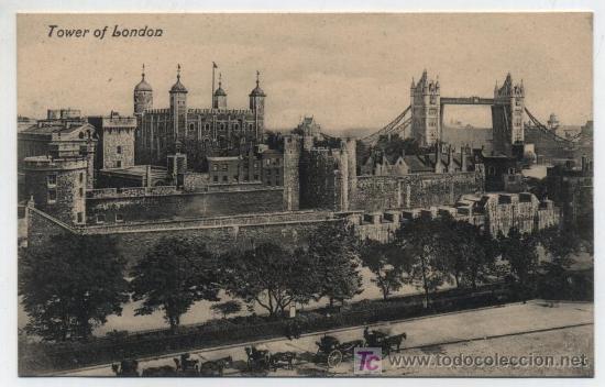 Postales: Tower of London. Valentine&acute;s Series.