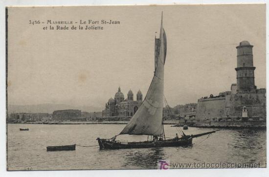 Postales: Marseille.- Le Fort St. Jean et la Rade de la Joliette.
