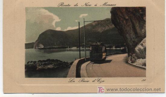 Cartes Postales: Route de Nice a Monaco. La Baie d&acute;Eze. &iexcl;IMPECABLE!