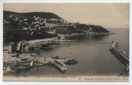 Cartes Postales: Nice.- L&acute;Entr&eacute;e du Port pris de Chateau.