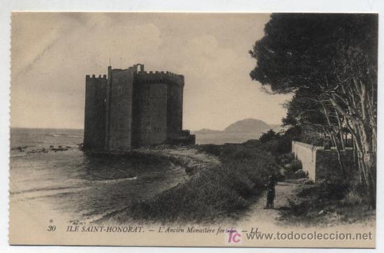 Cartes Postales: Ile Saint Honor&eacute;.- L&acute;Ancien Monast&eacute;re fortifi&eacute;.