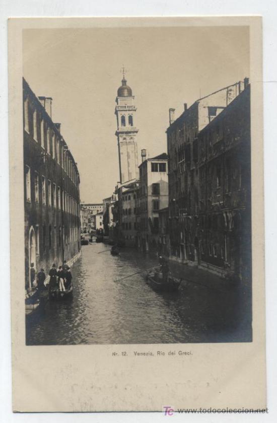 Postales: Venezia.- R&iacute;o dei Greci. - Foto 1