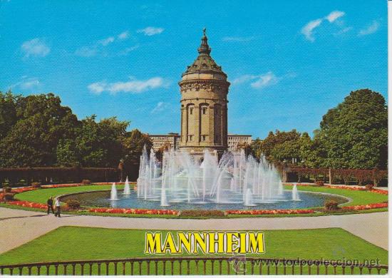 Mannheim Alemania Wasserturm Kaufen Alte Postkarten Von Europa In Todocoleccion