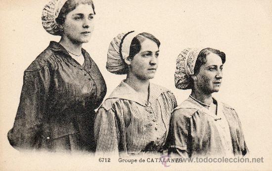 Postales: Grupo mujeres Catalanas