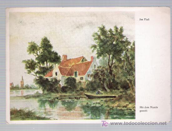 Postkarten: Postal Alemana. Franqueado y fechado en Stuggart en 1957.