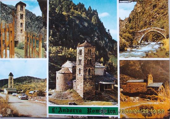 Postales: ANDORRA ROMANICA Multivista
