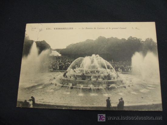 Postkarten: VERSAILLES - LE BASSIN DE LATONE ET LE GRAND CANAL -