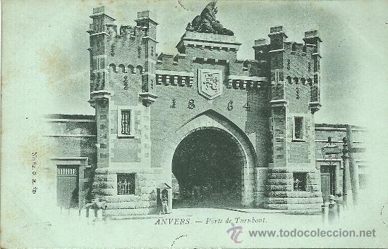 Postales: ANVERS PORTE DE TURNHOUT - Foto 1
