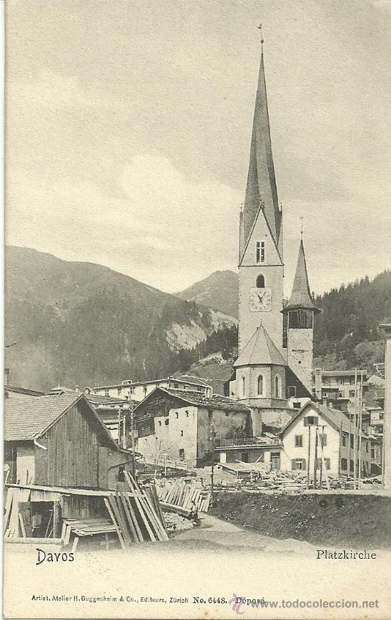 Postales: DAVOS PLATZKIRCHE - Foto 1