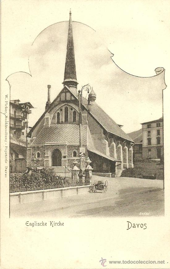 Postales: DAVOS ENGLISCHE KIRCHE - Foto 1