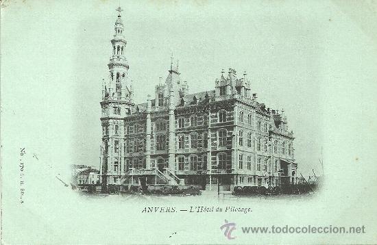 Postales: ANVERS LHOTEL DU PILOTAGE - Foto 1