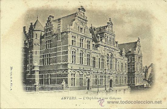 Postales: ANVERS LORPHELINAT POUR GAR&Ccedil;ONS - Foto 1