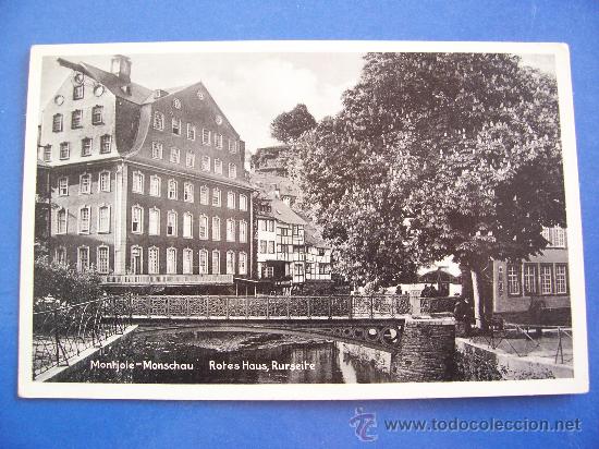 Postales: postal alemana: montjoie-monschau, rotes haus, rurseite  (sin circular, mon208)