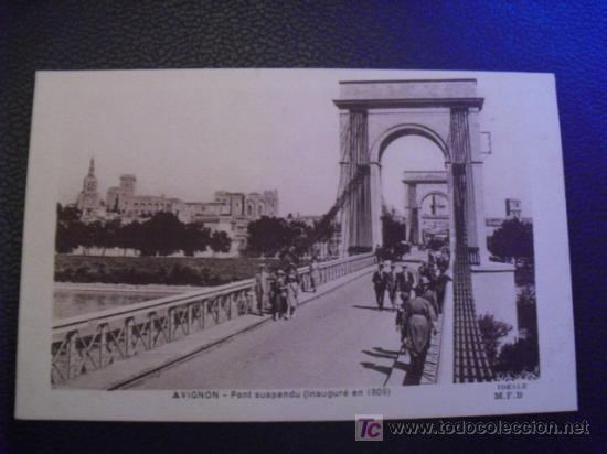 Postales: AVIGNON - PONT SUSPENDU - Foto 1