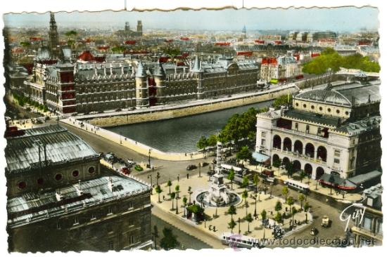 Postales: PARIS ET SES MERAVEILLES (Postal coloreada y animada)