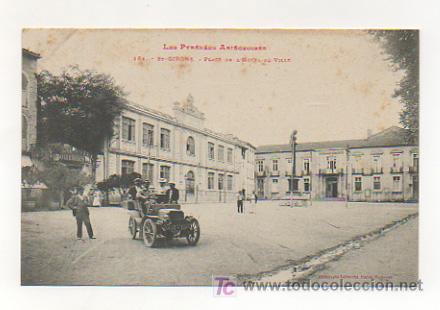 Postais: LES PYR&Eacute;N&Eacute;ES ARI&Eacute;GEOISES. ST - GIRONS. PLACE DE L'HOT&Eacute;L DE VILLE.