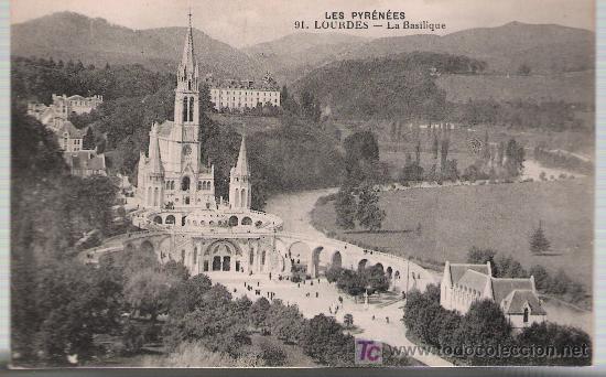 Postkarten: Les Pyr&eacute;n&eacute;es. Lourdes.- La Basilique.