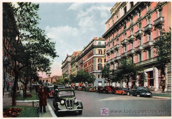Postales: Roma.- Via Vittorio Veneto. - Foto 1