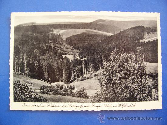 Postales: postal alemana: im malerischen hochharz bei hohegeifs und zorge  (sin circular, a&ntilde;os 50 aprox)