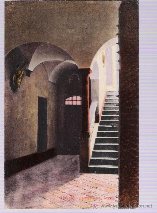 Cartes Postales: Alassio,- Palazzo Brea. Franqueado y fechado en Genova en 1909.