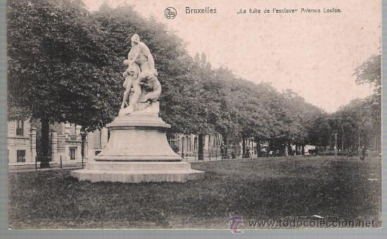 Postales: Bruxelles.- La fuite de l&acute;esclave. - Foto 1
