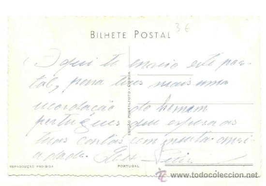 Postales: Lisboa .. Praca Luis de Camoes - Foto 2