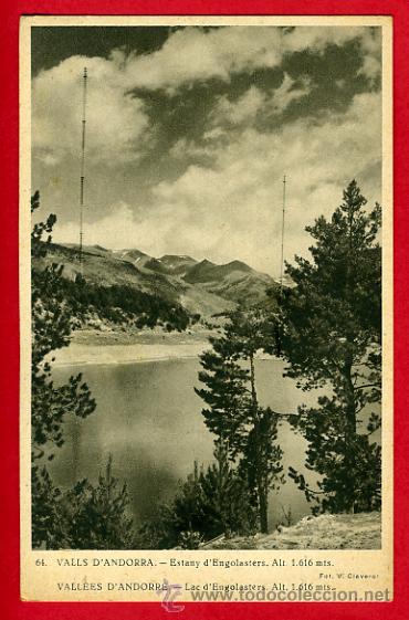 Postkarten: valls d&acute;andorra, estany d&acute;engolasters,    P42502