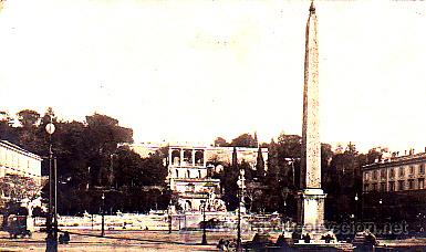 Postales: POSTAL ROMA PLACIO DA PIAZZA DEL POPOLO - Foto 1