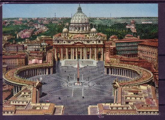 Postales: BASILICA DE SAN PEDRO ROMA - Foto 1