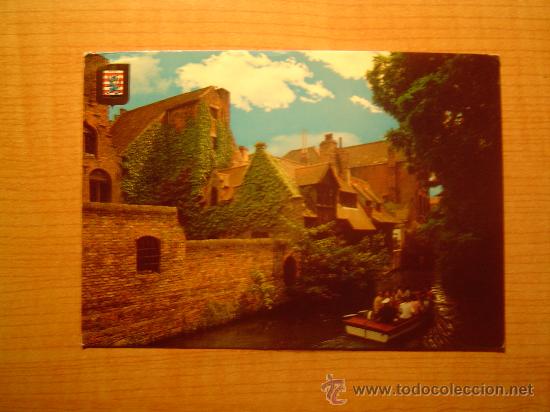 Postcards: POSTAL BRUGGE ACHTER SIN CIRCULAR