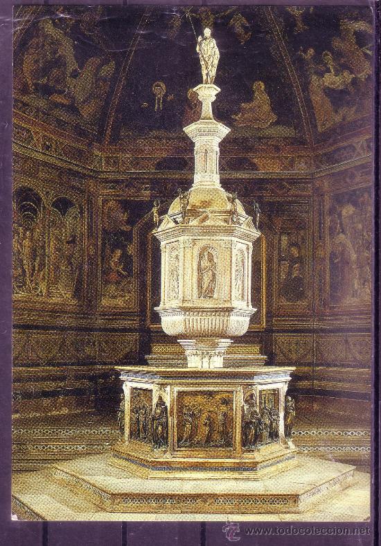 Postales: BAPTISTERIO - SIENA - Foto 1