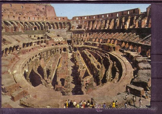 Postales: INTERIOR DEL COLISEO - ROMA - Foto 1