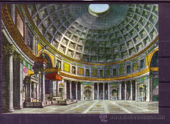 Postales: INTERIOR DEL PANTEON  - ROMA - Foto 1