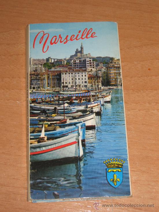 Postales: ACORDEON CON DOCE MINI POSTALES PANORAMICAS DE MARSELLA - Foto 1