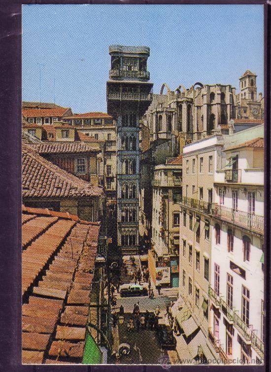 Postales: LISBOA - ASCENSOR DE SANTA JUSTA - Foto 1