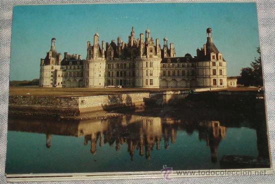 Postcards: desplegable de chateau de chambord