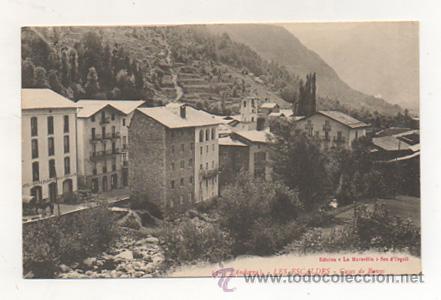 Postais: LES ESCALDES. CASES DE BANYS. (ED. LA MARAVILLA).