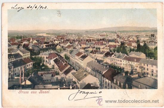 Postkarten: TARJETA POSTAL. SUIZA. GRUSS AUS BASEL. N&ordm; 17667, GEBR MEID.