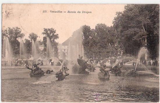 Cartoline: TARJETA POSTAL. FRANCIA. VERSAILLES. BASSIN DU DRAGON. N&ordm; 335.