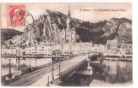 Postkarten: TARJETA POSTAL. BELGICA. DINANT. LA CITADELLE, VUE DU PONT.